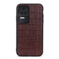 Crocodile Texture Genuine Leather Phone Case, For Xiaomi Redmi K40S 5G, For Xiaomi Redmi K50/K50 Pro Fine Hole, For OnePlus Nord CE 2 5G