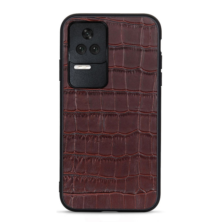 Crocodile Texture Genuine Leather Phone Case, For Xiaomi Redmi K40S 5G, For Xiaomi Redmi K50/K50 Pro Fine Hole, For OnePlus Nord CE 2 5G
