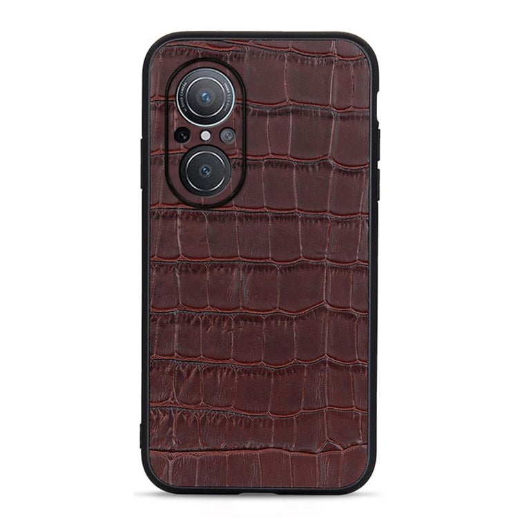 Crocodile Texture Genuine Leather Phone Case