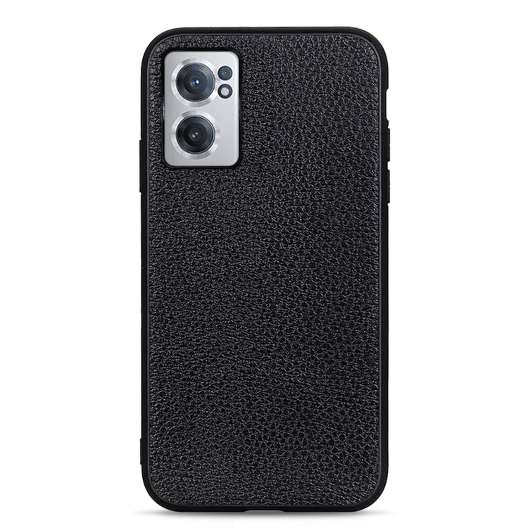 Litchi Texture Genuine Leather Phone Case