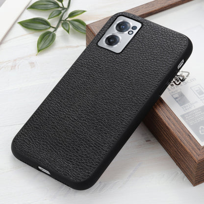 Litchi Texture Genuine Leather Phone Case