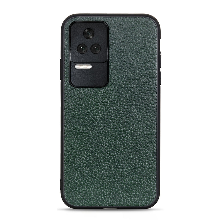 Litchi Texture Genuine Leather Phone Case