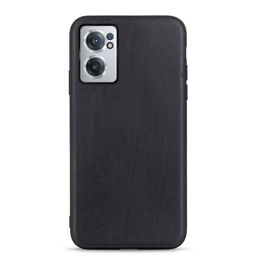 Sheep Texture Genuine Leather Shockproof Phone Case