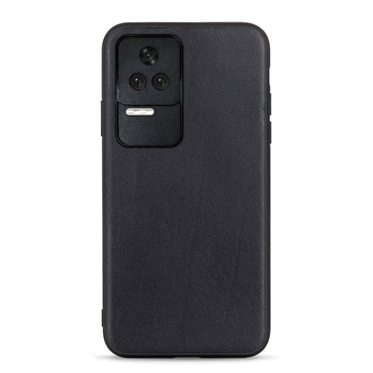 Sheep Texture Genuine Leather Shockproof Phone Case, For OnePlus Nord CE 2 5G, For Xiaomi Redmi K40S 5G, For Xiaomi Redmi K50/K50 Pro Fine Hole Version