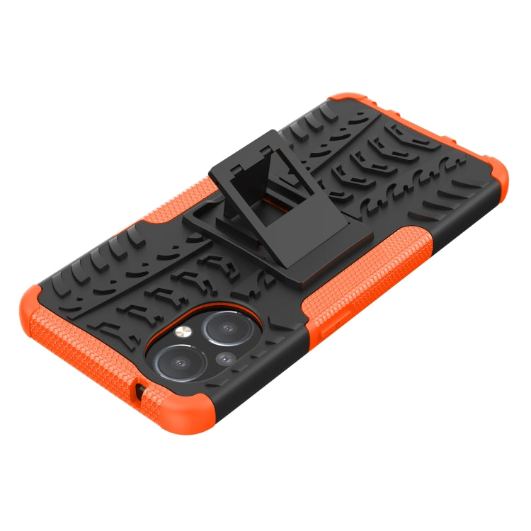 Tire Texture Shockproof TPU+PC Phone Case with Holder, For OnePlus Nord N20 5G, For Samsung Galaxy A73 5G, For Samsung Galaxy A23