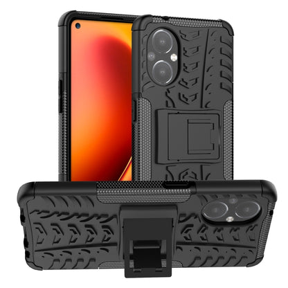 Tire Texture Shockproof TPU+PC Phone Case with Holder, For OnePlus Nord N20 5G, For Samsung Galaxy A73 5G, For Samsung Galaxy A23