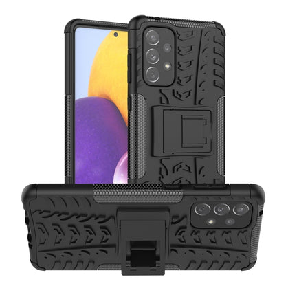 Tire Texture Shockproof TPU+PC Phone Case with Holder, For OnePlus Nord N20 5G, For Samsung Galaxy A73 5G, For Samsung Galaxy A23