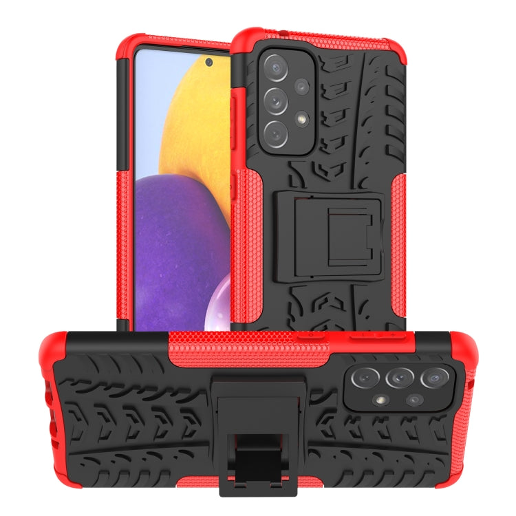 Tire Texture Shockproof TPU+PC Phone Case with Holder, For OnePlus Nord N20 5G, For Samsung Galaxy A73 5G, For Samsung Galaxy A23