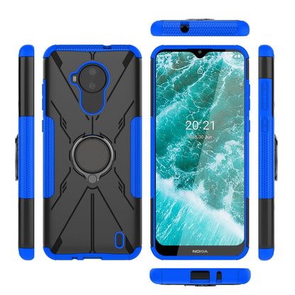 Armor Bear Shockproof PC + TPU Phone Protective Case with Ring Holder