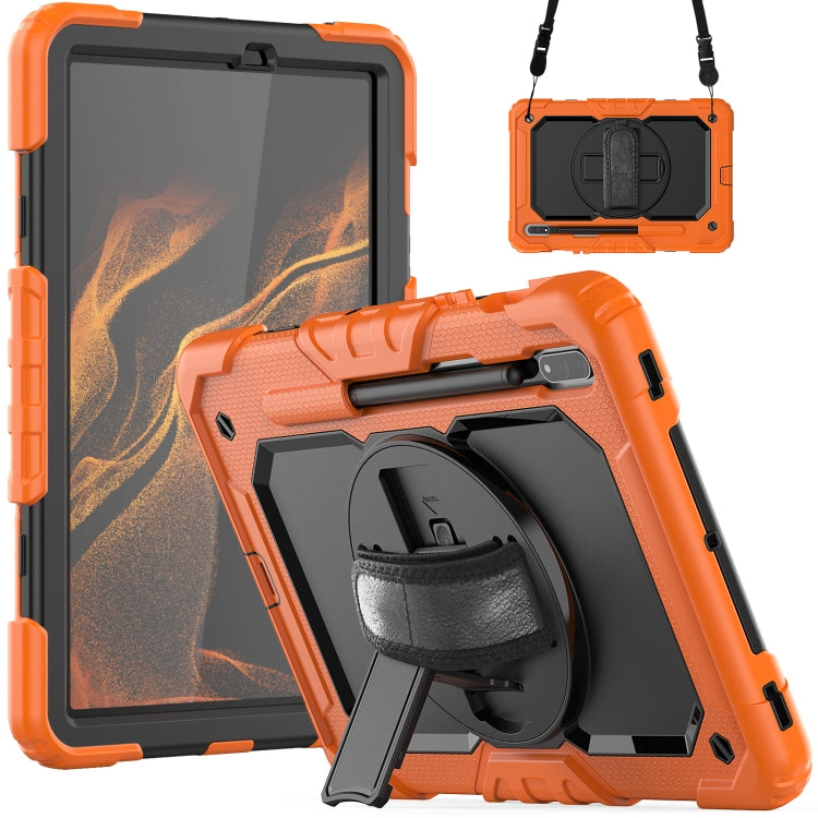 Silicone + PC Tablet Case with Shoulder Strap