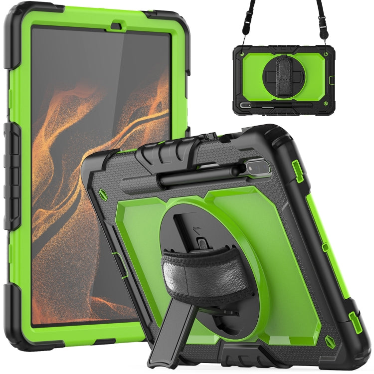 Silicone + PC Tablet Case with Shoulder Strap