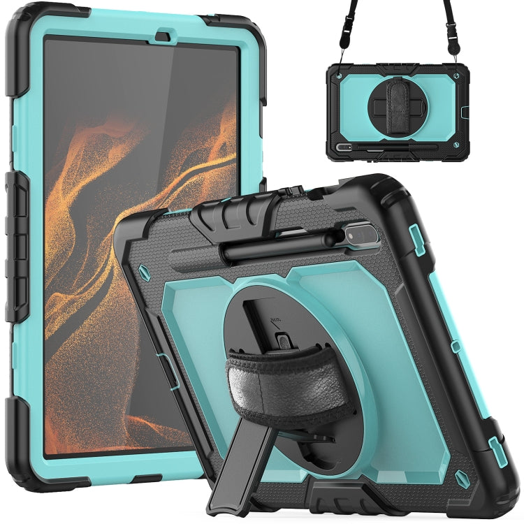 Silicone + PC Tablet Case with Shoulder Strap