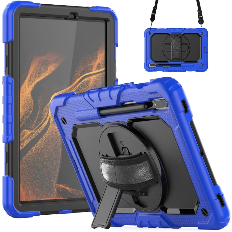 Silicone + PC Tablet Case with Shoulder Strap