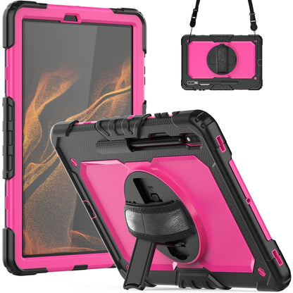 Silicone + PC Tablet Case with Shoulder Strap