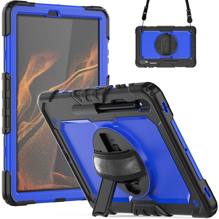 Silicone + PC Tablet Case with Shoulder Strap