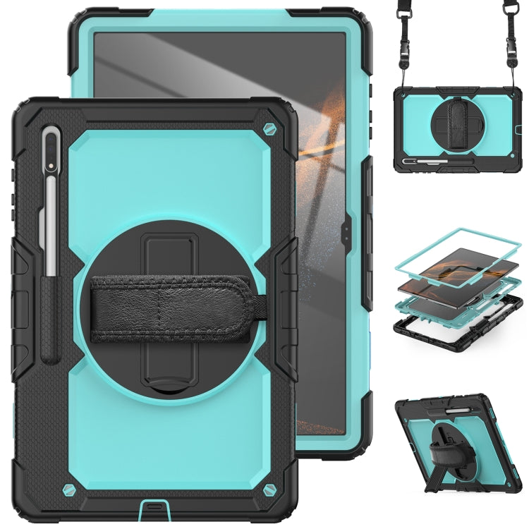 Silicone + PC Tablet Case with Shoulder Strap