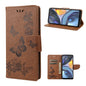 Butterfly Embossed Horizontal Flip Leather Phone Case, For Motorola Moto G22, For Nokia G21