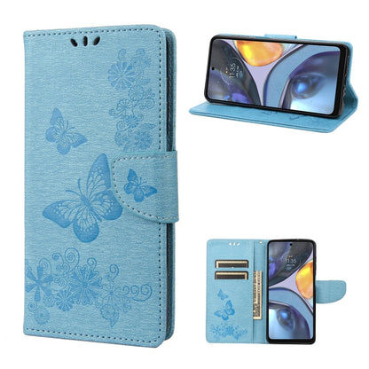 Butterfly Embossed Horizontal Flip Leather Phone Case, For Motorola Moto G22, For Nokia G21