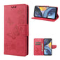Butterfly Embossed Horizontal Flip Leather Phone Case, For Motorola Moto G22, For Nokia G21