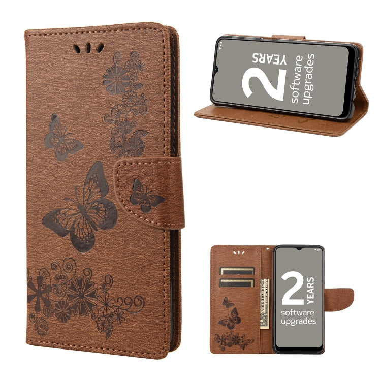 Butterfly Embossed Horizontal Flip Leather Phone Case