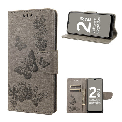 Butterfly Embossed Horizontal Flip Leather Phone Case