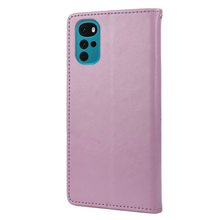 Butterfly Flower Pattern Leather Phone Case