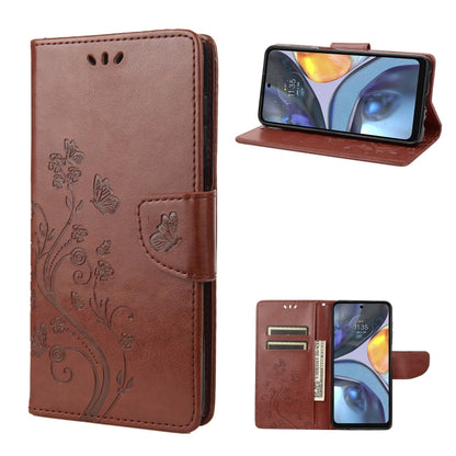 Butterfly Flower Pattern Leather Phone Case