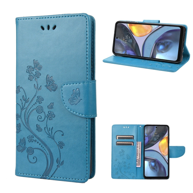 Butterfly Flower Pattern Leather Phone Case