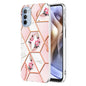 Splicing Marble Flower Pattern TPU Phone Case, For Motorola Moto G Stylus (2022), For Motorola Moto G31 / G41, For Motorola Moto G51 5G, For Motorola Moto G71 5G, For Motorola Moto G200 5G, For OnePlus Nord N20 5G