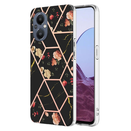 Splicing Marble Flower Pattern TPU Phone Case, For Motorola Moto G Stylus (2022), For Motorola Moto G31 / G41, For Motorola Moto G51 5G, For Motorola Moto G71 5G, For Motorola Moto G200 5G, For OnePlus Nord N20 5G