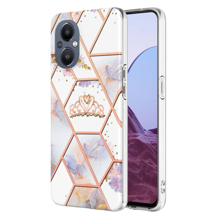 Splicing Marble Flower Pattern TPU Phone Case, For Motorola Moto G Stylus (2022), For Motorola Moto G31 / G41, For Motorola Moto G51 5G, For Motorola Moto G71 5G, For Motorola Moto G200 5G, For OnePlus Nord N20 5G