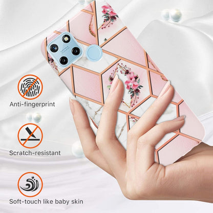 Splicing Marble Flower Pattern TPU Phone Case, For OPPO Realme C21Y, For Xiaomi Redmi Note 11 Pro 5G / 4G, For Xiaomi Redmi Note 11S/ Note 11 4G, For Samsung Galaxy A73 5G
