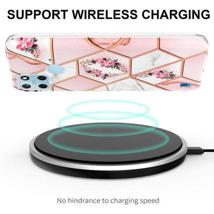 Splicing Marble Flower Pattern TPU Phone Case, For OPPO Realme C21Y, For Xiaomi Redmi Note 11 Pro 5G / 4G, For Xiaomi Redmi Note 11S/ Note 11 4G, For Samsung Galaxy A73 5G