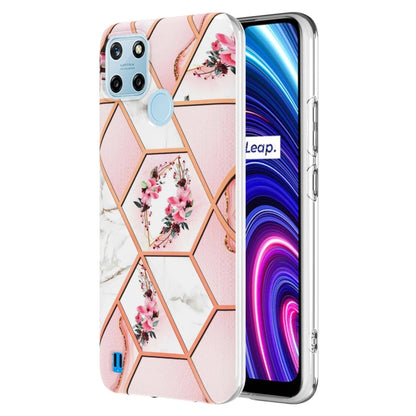 Splicing Marble Flower Pattern TPU Phone Case, For OPPO Realme C21Y, For Xiaomi Redmi Note 11 Pro 5G / 4G, For Xiaomi Redmi Note 11S/ Note 11 4G, For Samsung Galaxy A73 5G