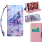 3D Painting Pattern Coloured Drawing Leather Phone Case