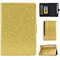 Varnish Glitter Powder Smart Leather Tablet Case