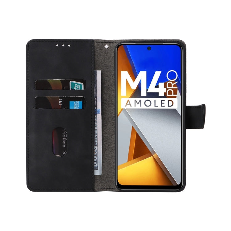 Skin Feel Magnetic Flip Leather Phone Case, For Xiaomi Poco M4 Pro 4G, For OnePlus Nord CE 2 5G