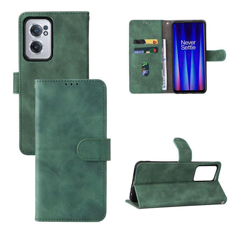 Skin Feel Magnetic Flip Leather Phone Case, For Xiaomi Poco M4 Pro 4G, For OnePlus Nord CE 2 5G