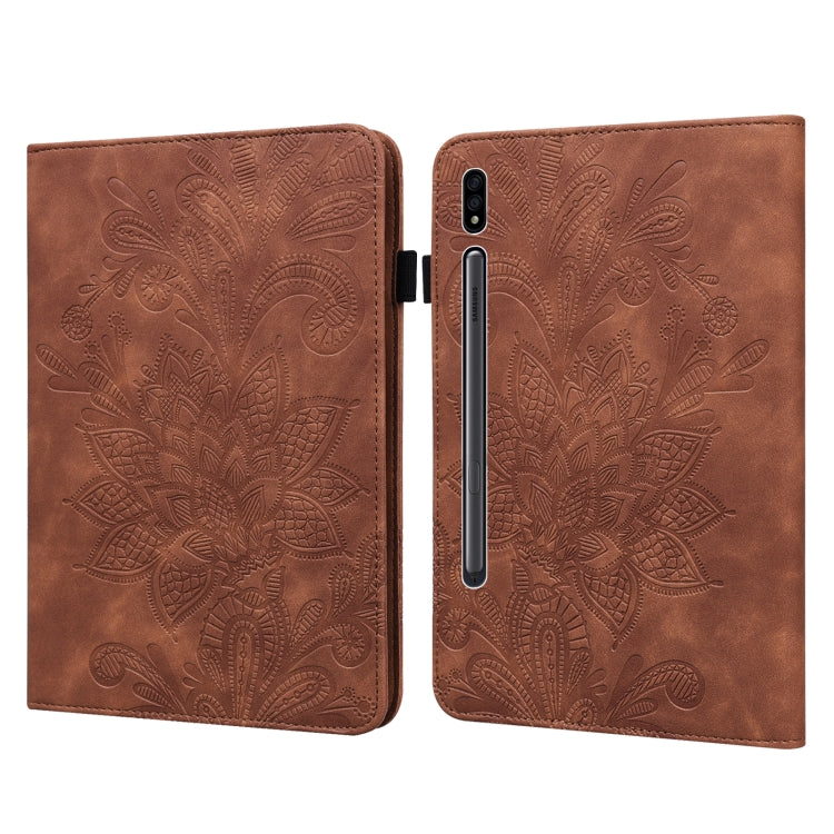 Lace Flower Embossing Pattern Leather Tablet Case, Series 2