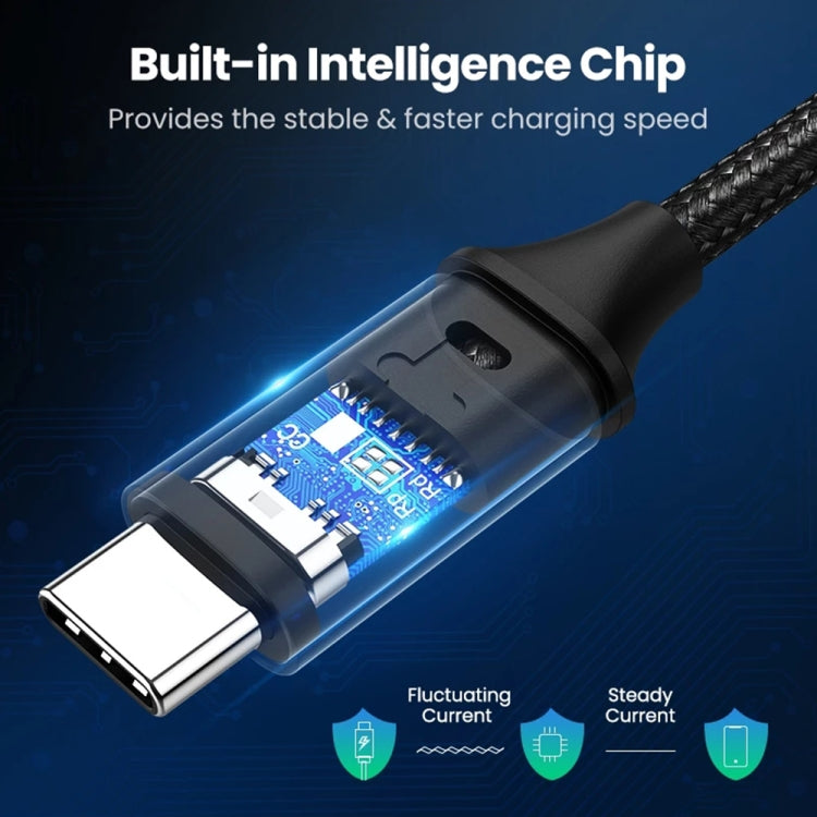 USB-C / Type-C Male to USB-C / Type-C Male Thunderbolt 3 Data Cable, 30cm, 50cm, 80cm, 1m, 1.2m