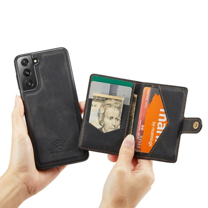 JEEHOOD Retro Magnetic Detachable Phone Case with Wallet & Card Slot & Holder