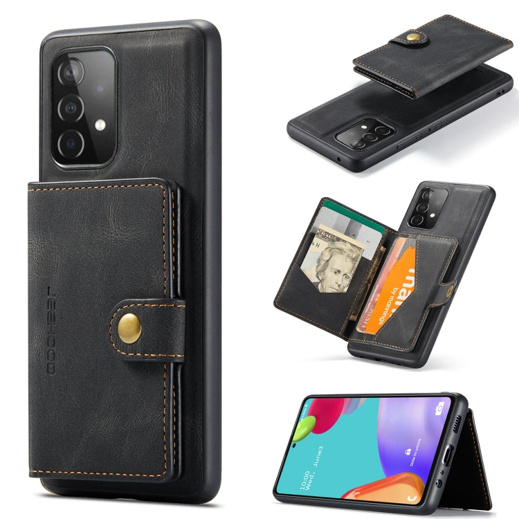 JEEHOOD Retro Magnetic Detachable Phone Case with Wallet & Card Slot & Holder