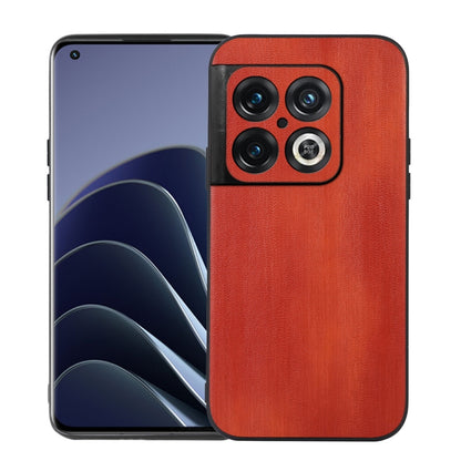 Yellow Cow Texture PU Phone Case, For OnePlus 10 Pro 5G, For OnePlus Nord CE 2 5G