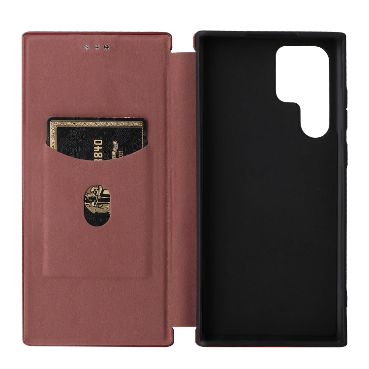 Carbon Fiber Texture Magnetic Horizontal Flip Leather Phone Case, For Samsung Galaxy S22 Ultra 5G, For OnePlus Nord CE 2 5G, For Xiaomi Poco X4 Pro 5G, For Motorola Moto G22