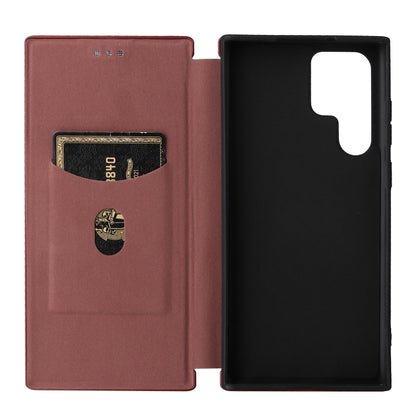 Carbon Fiber Texture Magnetic Horizontal Flip Leather Phone Case, For Samsung Galaxy S22 Ultra 5G, For OnePlus Nord CE 2 5G, For Xiaomi Poco X4 Pro 5G, For Motorola Moto G22