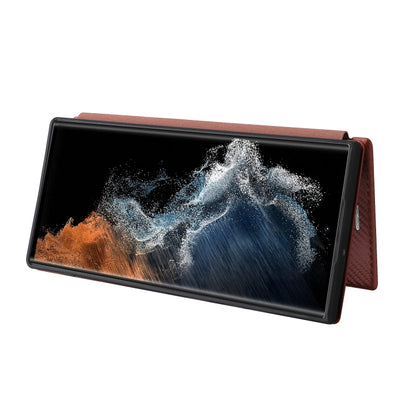 Carbon Fiber Texture Magnetic Horizontal Flip Leather Phone Case, For Samsung Galaxy S22 Ultra 5G, For OnePlus Nord CE 2 5G, For Xiaomi Poco X4 Pro 5G, For Motorola Moto G22