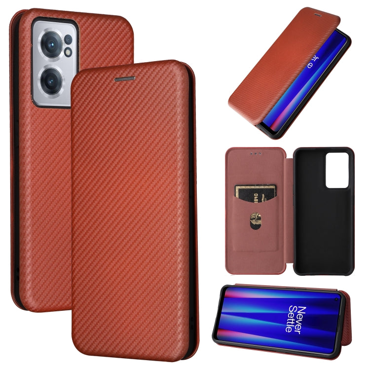 Carbon Fiber Texture Magnetic Horizontal Flip Leather Phone Case, For Samsung Galaxy S22 Ultra 5G, For OnePlus Nord CE 2 5G, For Xiaomi Poco X4 Pro 5G, For Motorola Moto G22