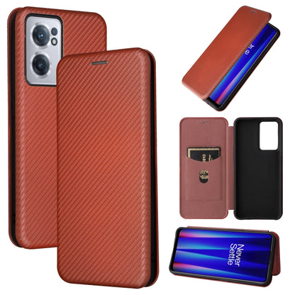 Carbon Fiber Texture Magnetic Horizontal Flip Leather Phone Case, For Samsung Galaxy S22 Ultra 5G, For OnePlus Nord CE 2 5G, For Xiaomi Poco X4 Pro 5G, For Motorola Moto G22