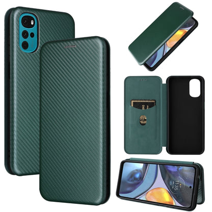 Carbon Fiber Texture Magnetic Horizontal Flip Leather Phone Case, For Samsung Galaxy S22 Ultra 5G, For OnePlus Nord CE 2 5G, For Xiaomi Poco X4 Pro 5G, For Motorola Moto G22