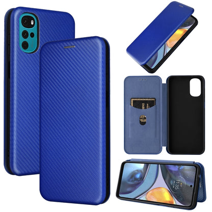 Carbon Fiber Texture Magnetic Horizontal Flip Leather Phone Case, For Samsung Galaxy S22 Ultra 5G, For OnePlus Nord CE 2 5G, For Xiaomi Poco X4 Pro 5G, For Motorola Moto G22